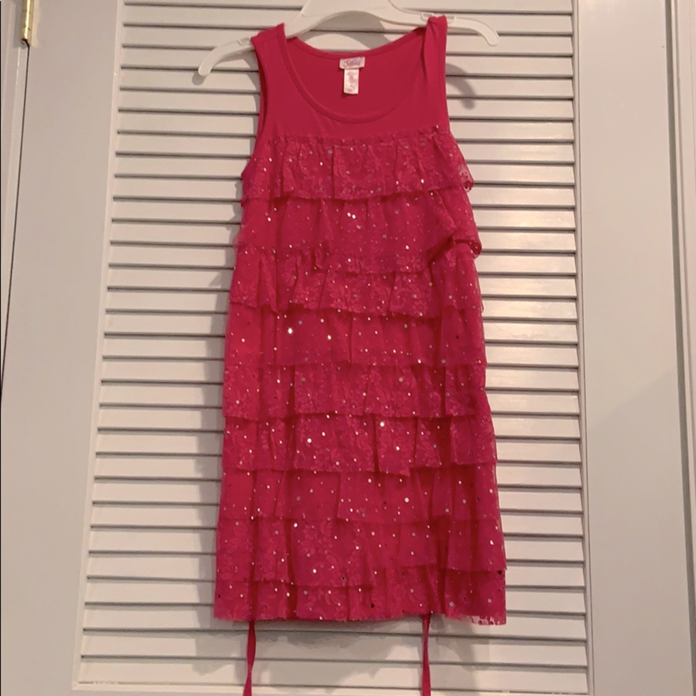 Sparkly pink dress from justice